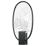 Бра с гравировкой на акриловом плафоне Gravyura Black варинант исполнения - 1 | Loft Concept в Краснодаре