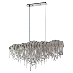 Люстра подвесная с металлическими дугами и длинными цепочками 115 см Atlantis Chain варинант исполнения - 9 | Loft Concept в Краснодаре