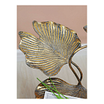 Столик приставной с тремя столешницами Тропические листья Tropical Forest gold варинант исполнения - 6 | Loft Concept в Краснодаре