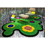 Дизайнерский ковер с цветами Poltronova Tappeto Prato Rug варинант исполнения - 9 | Loft Concept в Краснодаре