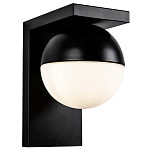 Бра с плафоном в виде шара Ponzio Flos Black Sphere Wall Lamp варинант исполнения - 1 | Loft Concept в Краснодаре