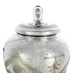 Ваза из стекла с крышкой и декоративными узорами Chinoiserie Ceramics варинант исполнения - 2 | Loft Concept в Краснодаре