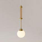 Подвесной светильник со стеклянными вставками Helios варинант исполнения - 2 | Loft Concept в Краснодаре