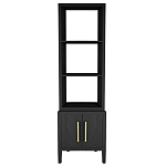 Этажерка Primo с тумбой шпон Черный дуб варинант исполнения - 1 | Loft Concept в Краснодаре