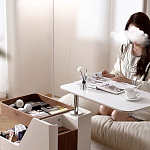 Журнальный столик передвижной с подъемной столешницей Table Trolley варинант исполнения - 3 | Loft Concept в Краснодаре