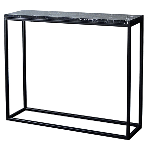 Консоль с чёрной мраморной столешницей Different Marble Black