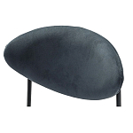 Стул металлический с мягкой спинкой и сиденьем из велюра Alfie Chair варинант исполнения - 6 | Loft Concept в Краснодаре