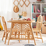 Настенная деревянная раздвижная вешалка Larson Wood Hanger варинант исполнения - 8 | Loft Concept в Краснодаре