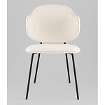 Стул Bellamy букле молочный варинант исполнения - 4 | Loft Concept в Краснодаре