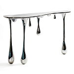 Дизайнерская Консоль Melting Silver Console Zhipeng Tan варинант исполнения - 2 | Loft Concept в Краснодаре