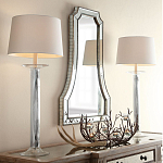 Зеркало в серебристой фигурной раме Silver Reflection варинант исполнения - 2 | Loft Concept в Краснодаре