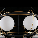 Люстра подвесная круглая с белыми плафонами Martin варинант исполнения - 5 | Loft Concept в Краснодаре