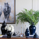 Ваза с крышкой однотонная Высота 48 см Chinoiserie Ceramics варинант исполнения - 4 | Loft Concept в Краснодаре