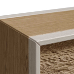 Комод 8 ящиков с подсветкой на рельефном фасаде Warm Industrial варинант исполнения - 3 | Loft Concept в Краснодаре