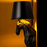 Horse Statue Floor Lamp Большой светильник Черная Лошадь варинант исполнения - 5 | Loft Concept в Краснодаре