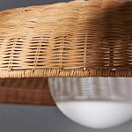 Люстра круглая из ротанга Long Lasting Chandelier варинант исполнения - 3 | Loft Concept в Краснодаре