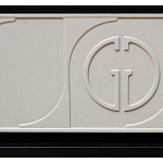 Тумбочка прикроватная с ящиком черно-серого цвета Noble Nightstand варинант исполнения - 4 | Loft Concept в Краснодаре