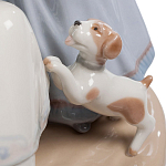 Статуэтка фарфоровая Девочки с собачками Charming Statuette варинант исполнения - 2 | Loft Concept в Краснодаре