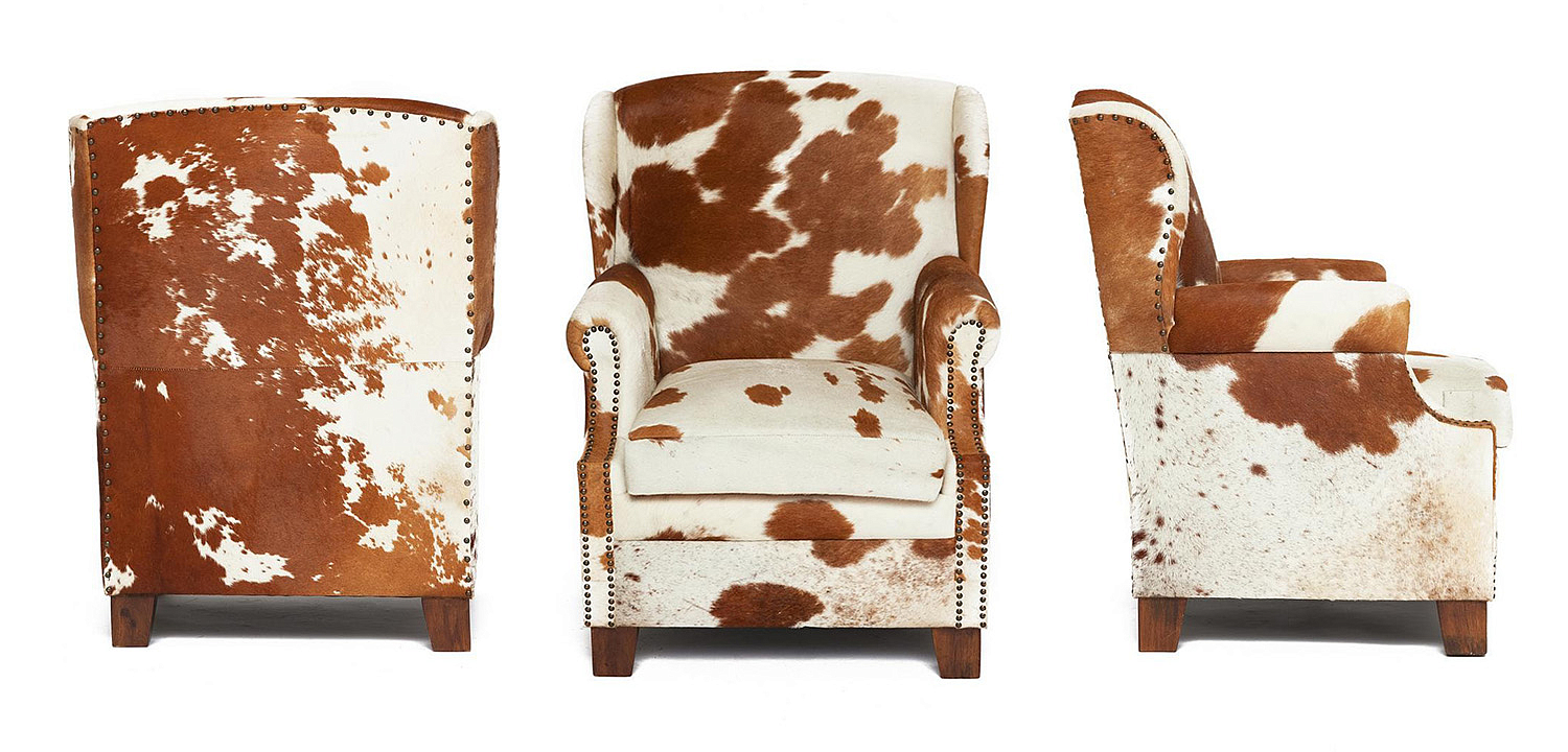 Кресло Cowhide Armchair - Loft-Concept в Краснодаре