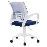 Офисное кресло с основанием из белого пластика Desk chairs Blue варинант исполнения - 2 | Loft Concept в Краснодаре