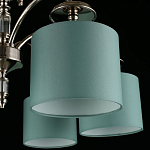 Люстра потолочная Nikoletta с бирюзовым плафоном варинант исполнения - 3 | Loft Concept в Краснодаре