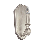 Бра серебрянного цвета с лампой в виде свечи на изогнутой ножке Feiss варинант исполнения - 1 | Loft Concept в Краснодаре