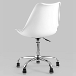 Офисный стул на металлическом основании EGGERY White пластик варинант исполнения - 4 | Loft Concept в Краснодаре
