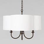 Люстра с белым текстильным абажуром Vitorino  варинант исполнения - 1 | Loft Concept в Краснодаре