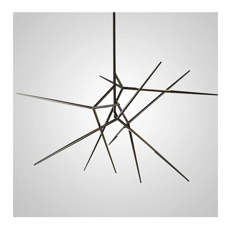 Люстра FLASK Black Глянцевый черный в Краснодаре | Loft Concept 