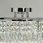 Потолочный светильник круглый с прозрачными подвесками Lunet варинант исполнения - 17 | Loft Concept в Краснодаре