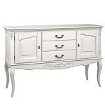 Консоль белая из массива бука с ящиками в стиле прованс White Provence варинант исполнения - 2 | Loft Concept в Краснодаре
