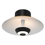 Бра с круглым белым плафоном и черной центральной деталью Natural Harmonie  варинант исполнения - 1 | Loft Concept в Краснодаре