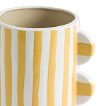 Ваза из фаянса Brighter than the Stars жёлтая полоска варинант исполнения - 2 | Loft Concept в Краснодаре