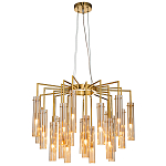 Люстра со стеклянными цилиндрическими плафонами Luminous Cylinders Amber варинант исполнения - 5 | Loft Concept в Краснодаре