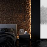 Гипсовая 3D панель с принтографией PM-50 варинант исполнения - 3 | Loft Concept в Краснодаре