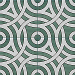 Дизайнерская плитка с узором Петли варинант исполнения - 1 | Loft Concept в Краснодаре