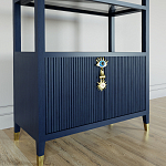 Стеллаж со стеклянными полками Elsa Dreams Blue варинант исполнения - 2 | Loft Concept в Краснодаре