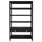 Стеллаж с двумя ящиками Elsa Dreams Black варинант исполнения - 5 | Loft Concept в Краснодаре