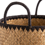 Плетеная корзина для белья с ручками Nyimbo Wicker Basket варинант исполнения - 3 | Loft Concept в Краснодаре