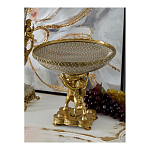 Чаша фарфоровая на двух бронзовых ангелах Eden Garden варинант исполнения - 3 | Loft Concept в Краснодаре