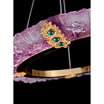 Люстра в форме кольца розовая Warm Pink Light варинант исполнения - 4 | Loft Concept в Краснодаре