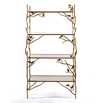 Стеллаж металлический с птичками Primavera варинант исполнения - 1 | Loft Concept в Краснодаре