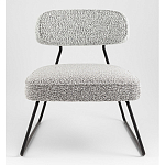 Кресло лаунж Kate букле серый варинант исполнения - 4 | Loft Concept в Краснодаре