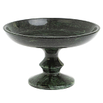 Фруктовница большая из натурального камня Змеевик Шабровский Natural Stone Fruit Bowls варинант исполнения - 1 | Loft Concept в Краснодаре