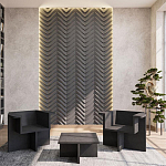 Гипсовая 3D Панель LOVE SPRUCE варинант исполнения - 1 | Loft Concept в Краснодаре