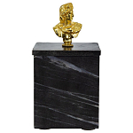 Мраморная шкатулка с бюстом из металла KELLY WEARSTLER варинант исполнения - 2 | Loft Concept в Краснодаре