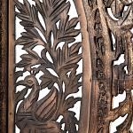 Ширма с  орнаментом ручная резьба Indian Antique Furniture варинант исполнения - 4 | Loft Concept в Краснодаре