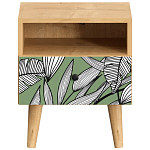 Прикроватная тумба с изображением на ящике Elise Nightstand варинант исполнения - 18 | Loft Concept в Краснодаре