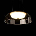 Подвесной светильник  с плоским прозрачным стеклянным плафоном Grada Light варинант исполнения - 8 | Loft Concept в Краснодаре