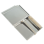 Портсигар на 10 сигарет с газовой зажигалкой из натурального камня Авантюрин Stone Cigarettes Cases варинант исполнения - 3 | Loft Concept в Краснодаре